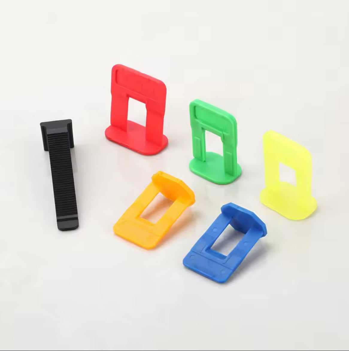 Tile Levelling Clips & Wedges — 1.5 mm