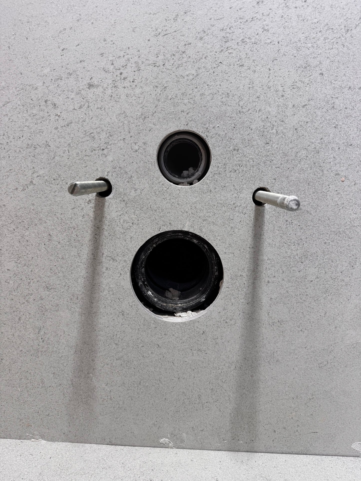 Wall-Hung Toilet Drill Hole Locator – Dual-Size Template