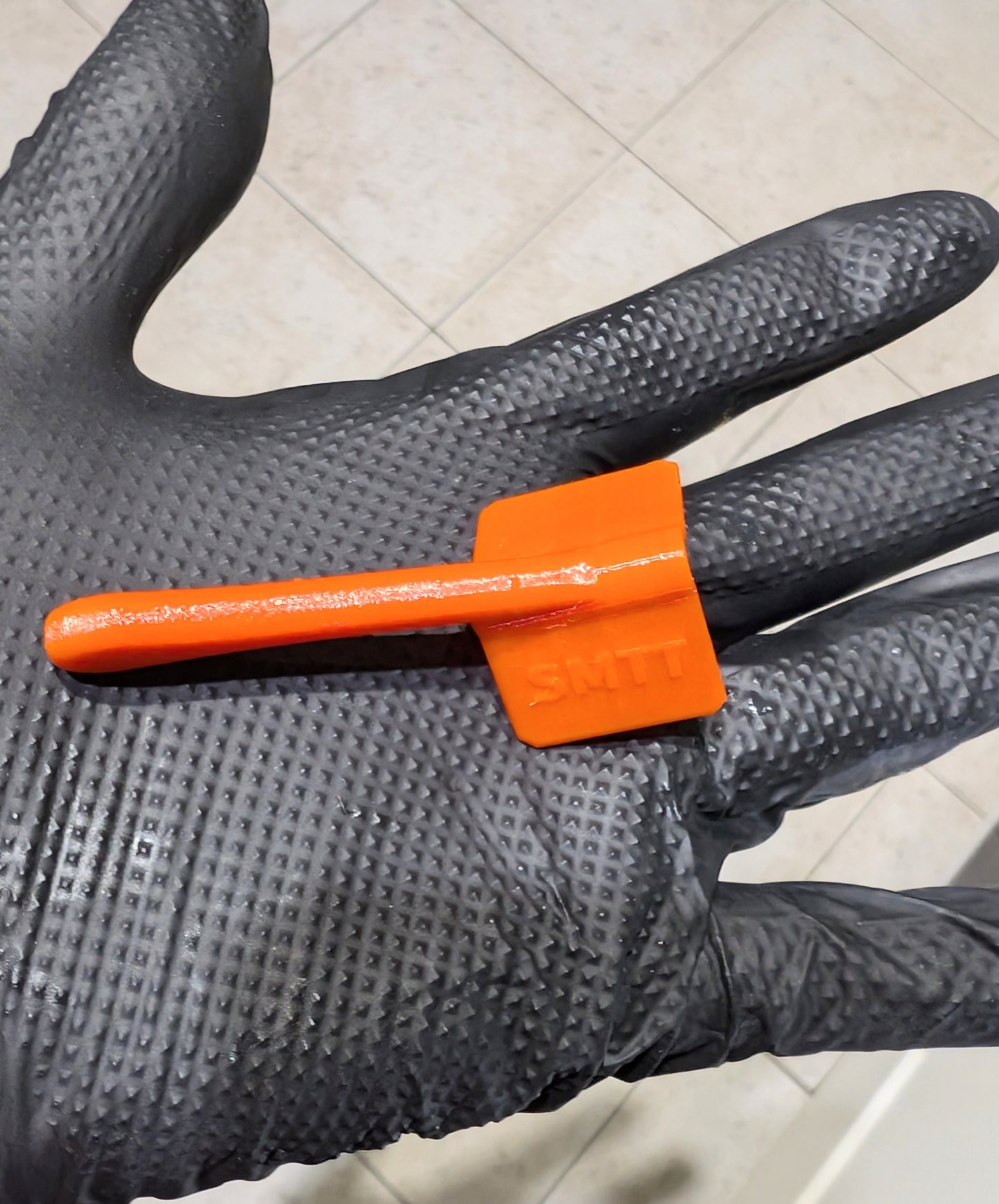 Epoxy mitre shaping tool