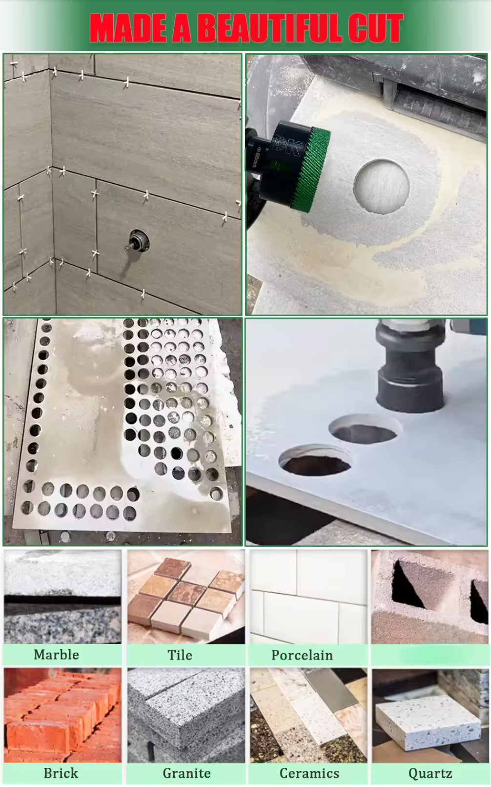 Diamond Tile Hole Cutters