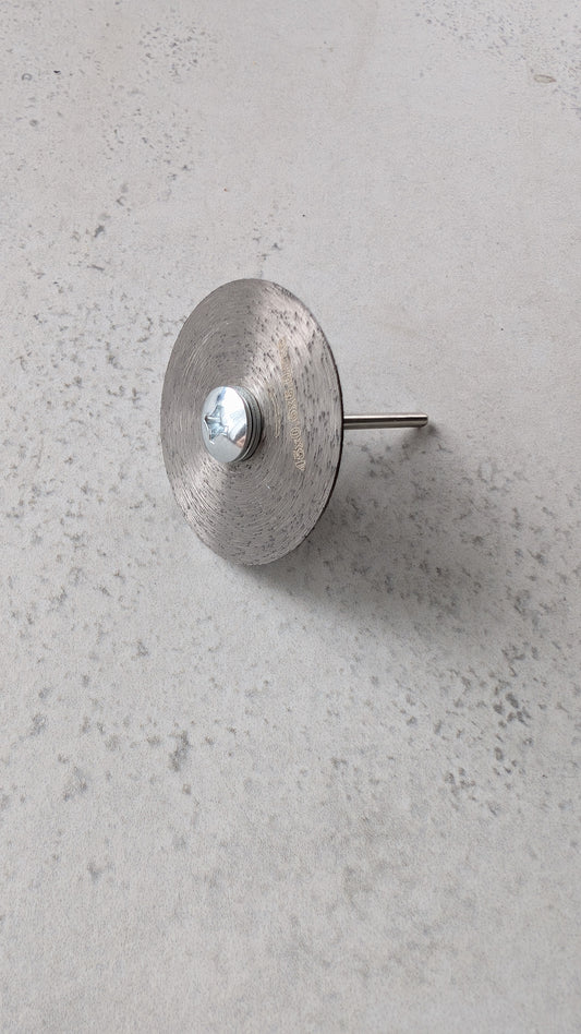 Diamond Cutting Disc 45 mm for Precise Ceramic & Porcelain Cutting (Wet Use, Holder Included)