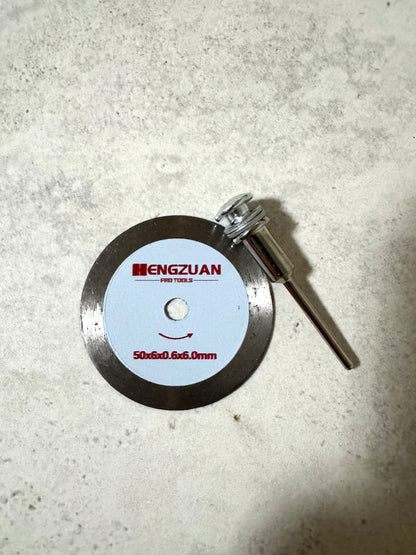 Ultra-Thin Sintered Diamond Saw Blade 50×6×0.6×6 mm – For Mini Grinders & Rotary Tools