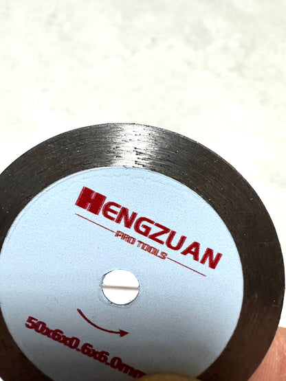 Ultra-Thin Sintered Diamond Saw Blade 50×6×0.6×6 mm – For Mini Grinders & Rotary Tools
