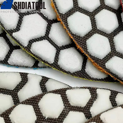 Diamond Polishing Pads – 100 mm (Grit 50 & 100) – Dry Use