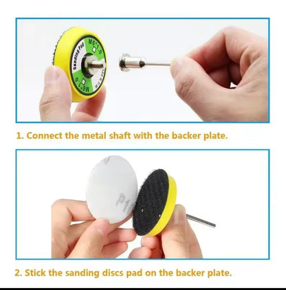 Sanding Pad Holder – 50 mm (Velcro) for Rotary Tools, Dremel & Drills