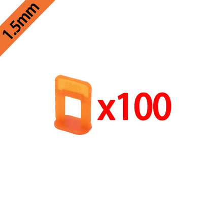 Tile Levelling Clips & Wedges — 1.5 mm