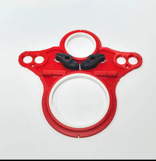 Wall-Hung Toilet Drill Hole Locator – Dual-Size Template