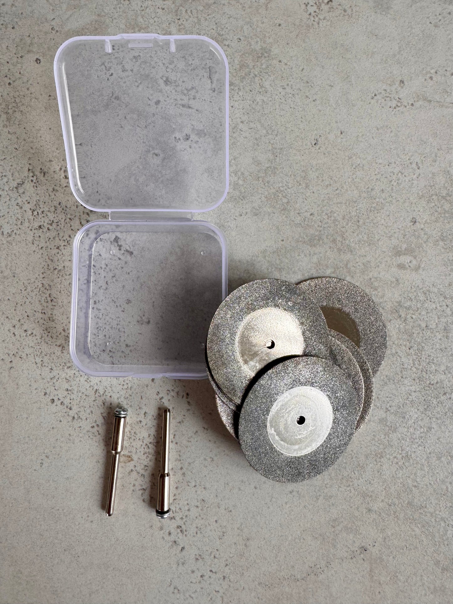 Diamond Cutting Disc Set SILVER (10 Discs + 2 Holders)