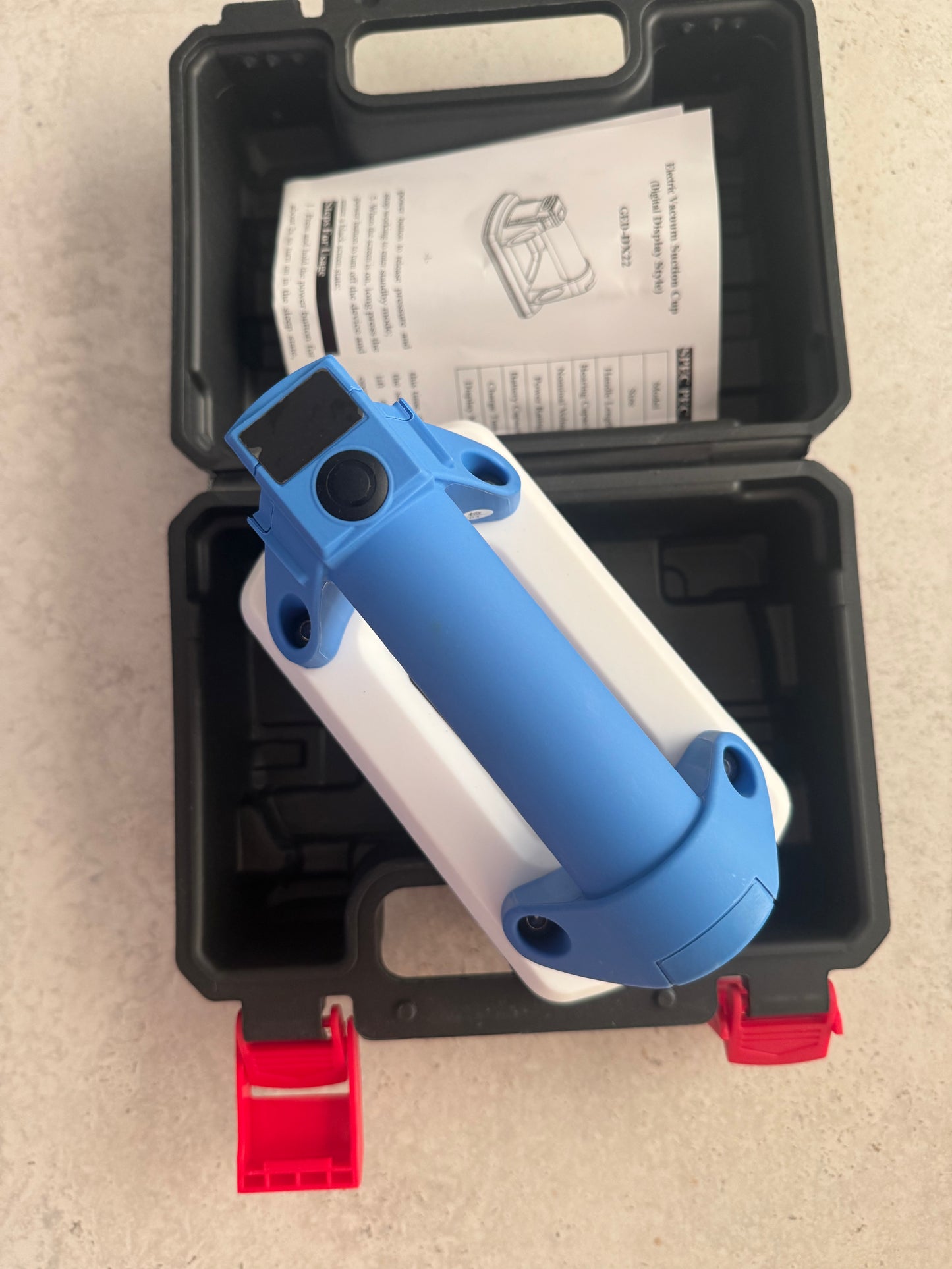 BACK IN STOCK SOON.....Vacuum Suction Cup with Automatic Pump – NEW Link (93×170 mm, 100kg)