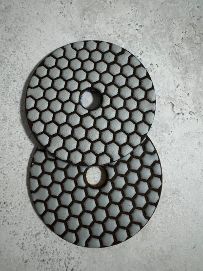 Diamond Polishing Pads – 100 mm (Grit 50 & 100) – Dry Use