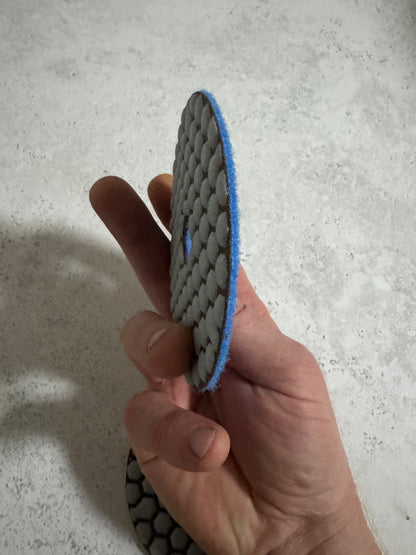 Diamond Polishing Pads – 100 mm (Grit 50 & 100) – Dry Use