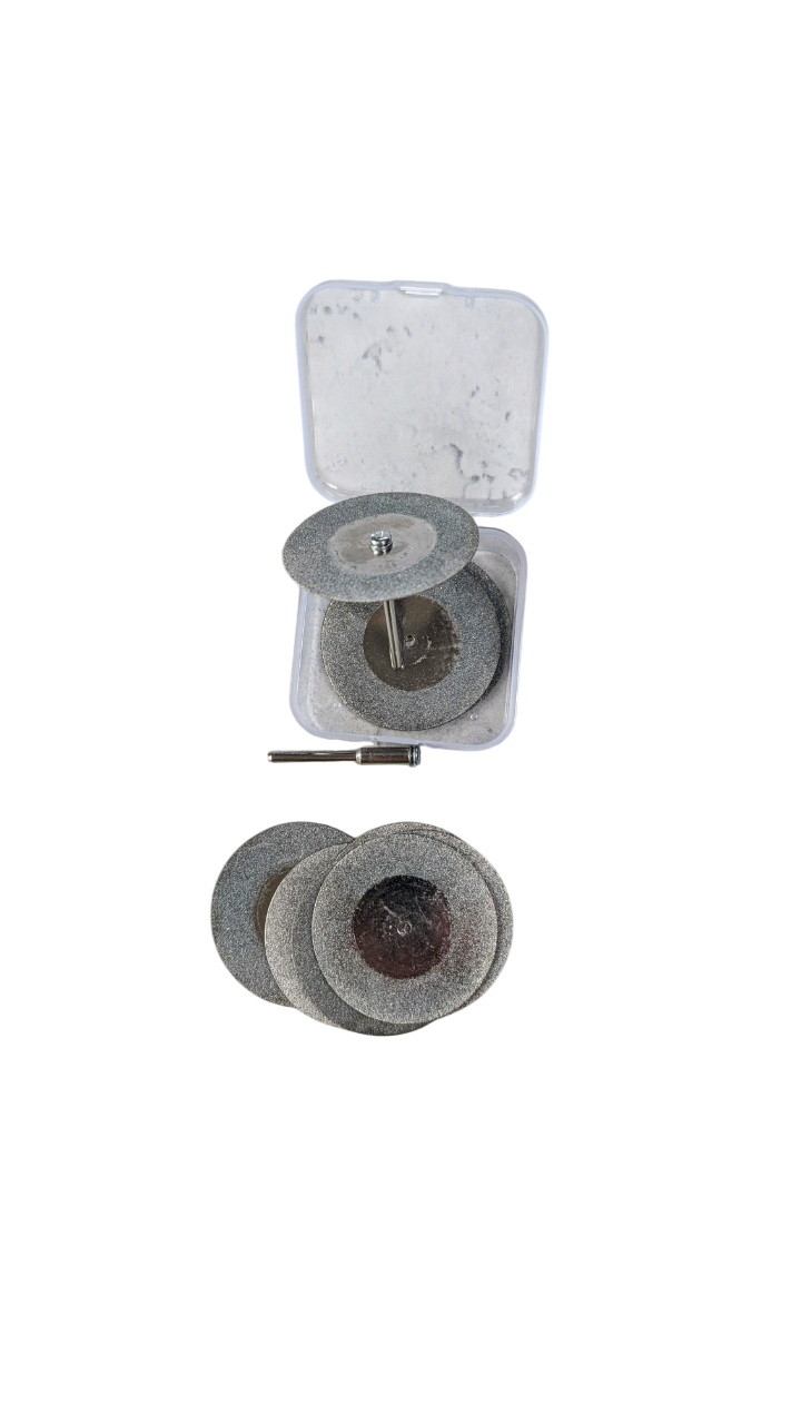 Diamond Cutting Disc Set SILVER (10 Discs + 2 Holders)