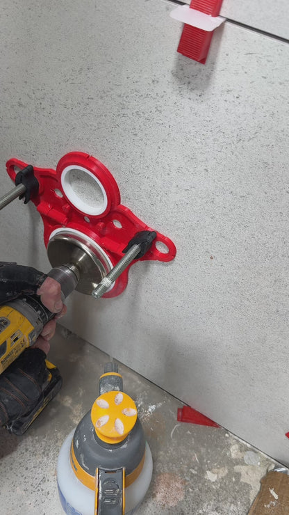 Wall-Hung Toilet Drill Hole Locator – Dual-Size Template