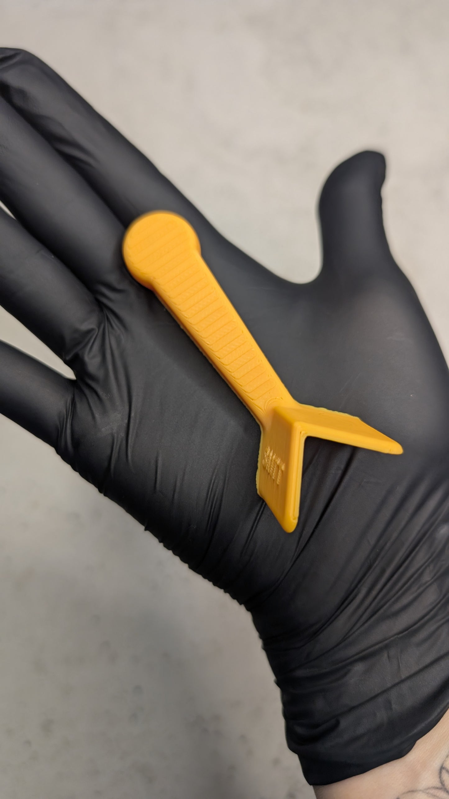 Epoxy mitre shaping tool