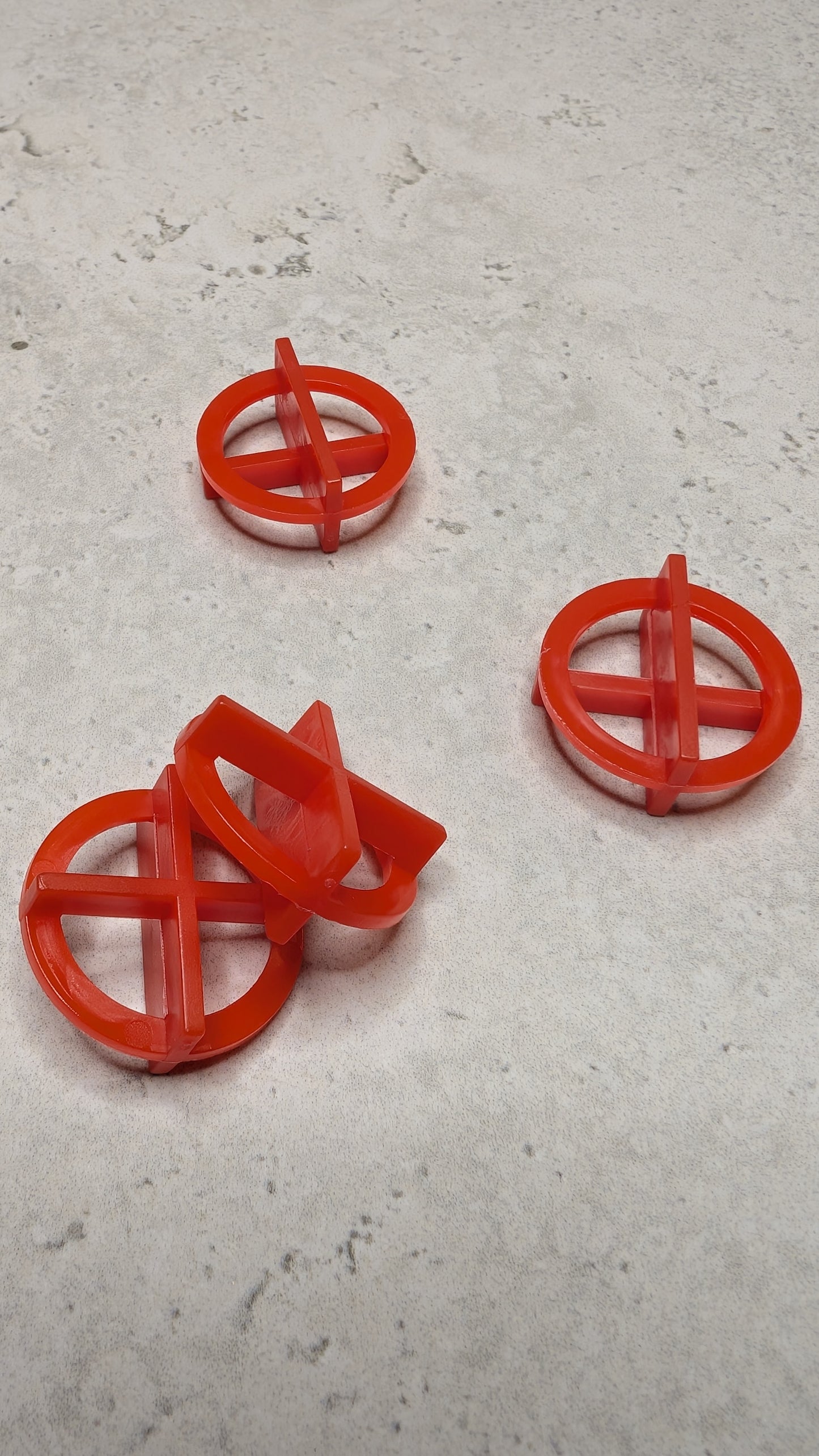 Reusable Tile Spacers – 1.5mm (Yellow) / 2mm (Red)