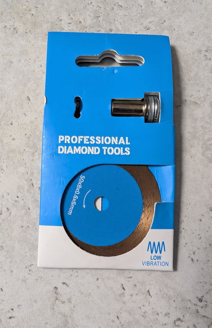 55mm Ultra-Thin Diamond Tile Cutting Disc 0.6mm | Porcelain & Ceramic | Mini Grinder Blade