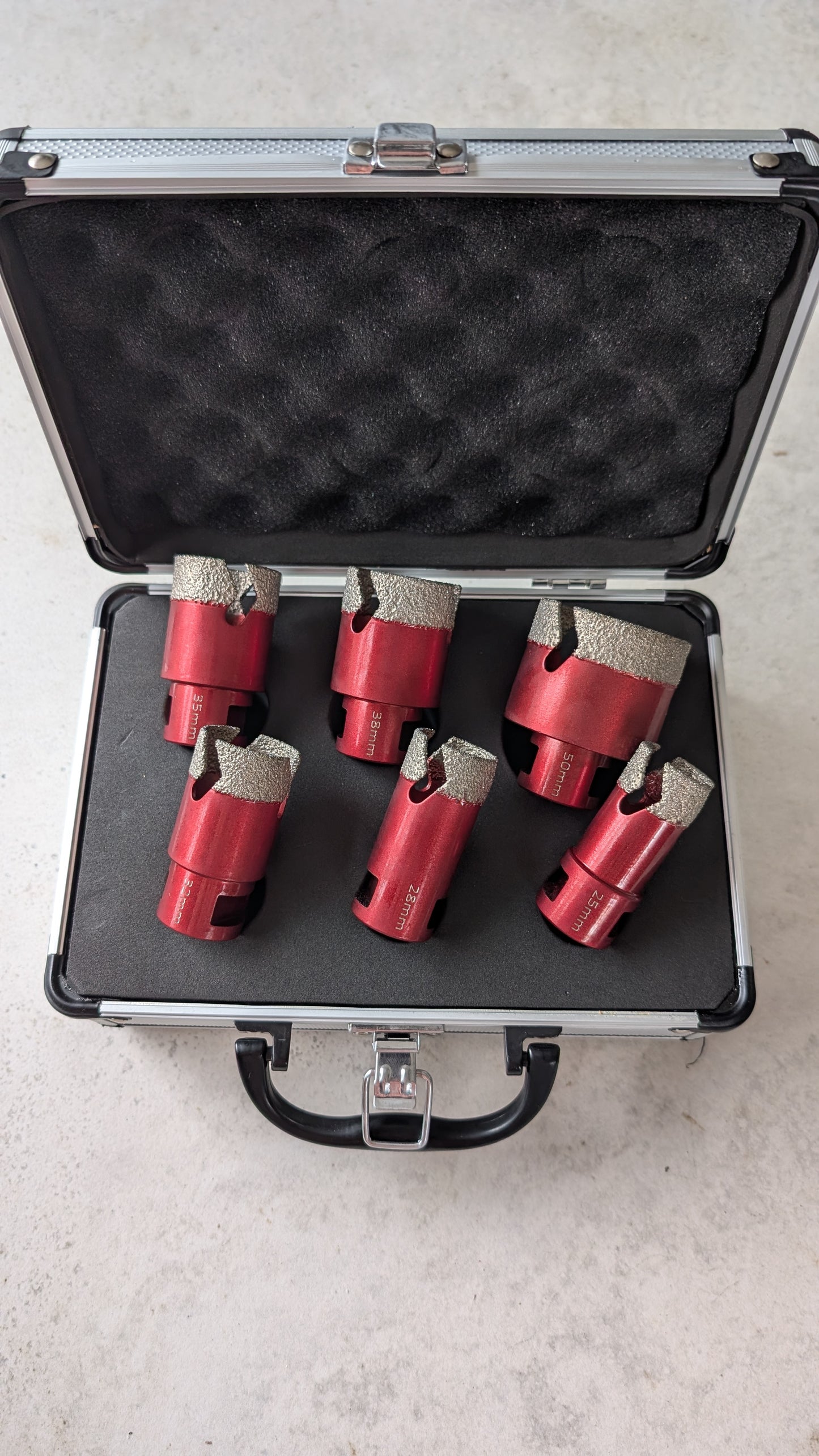 Slotted Diamond Hole Saw Set