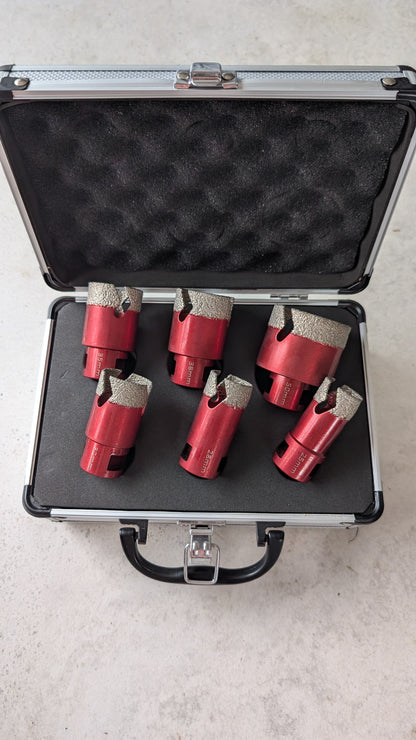 Slotted Diamond Hole Saw Set
