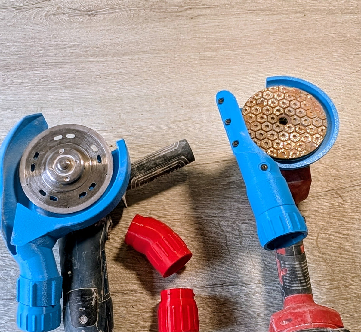 Tile Polishing Dust Extraction Shroud for Angle Grinders