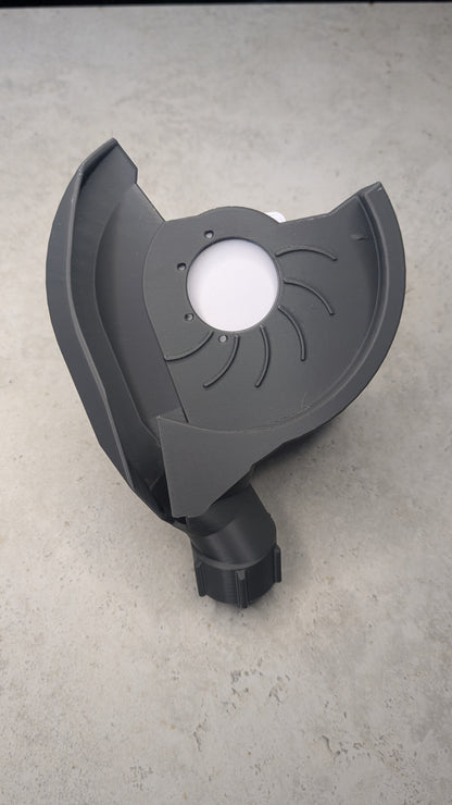 Angle Grinder Dust Extraction Shroud for 45° Tile Mitre Cutting