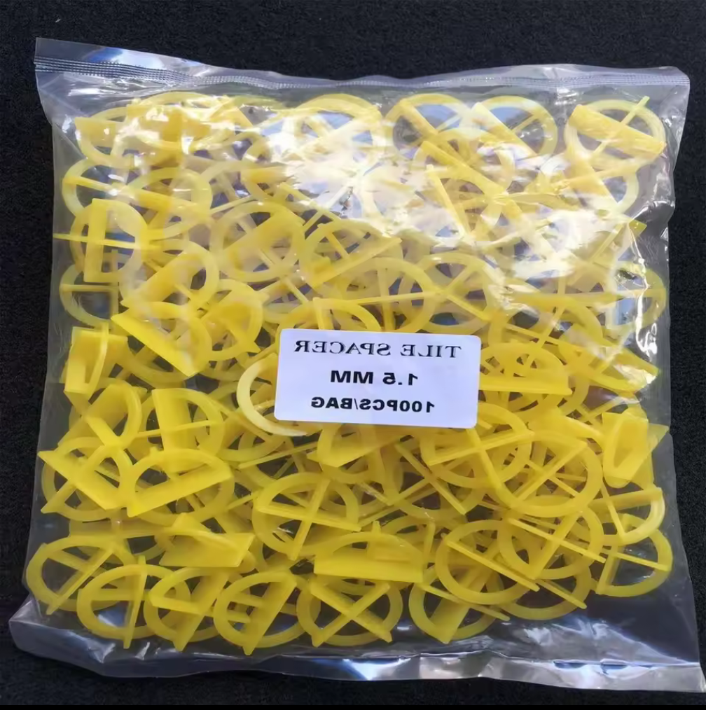 Reusable Tile Spacers – 1.5mm (Yellow) / 2mm (Red)