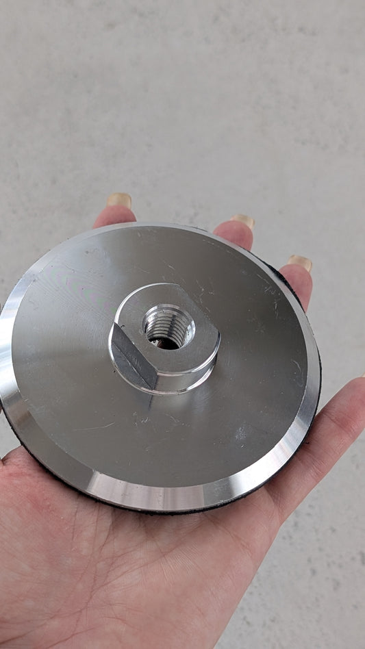 Aluminium Backing Pad for 100 mm Polishing Discs, M14 Thread