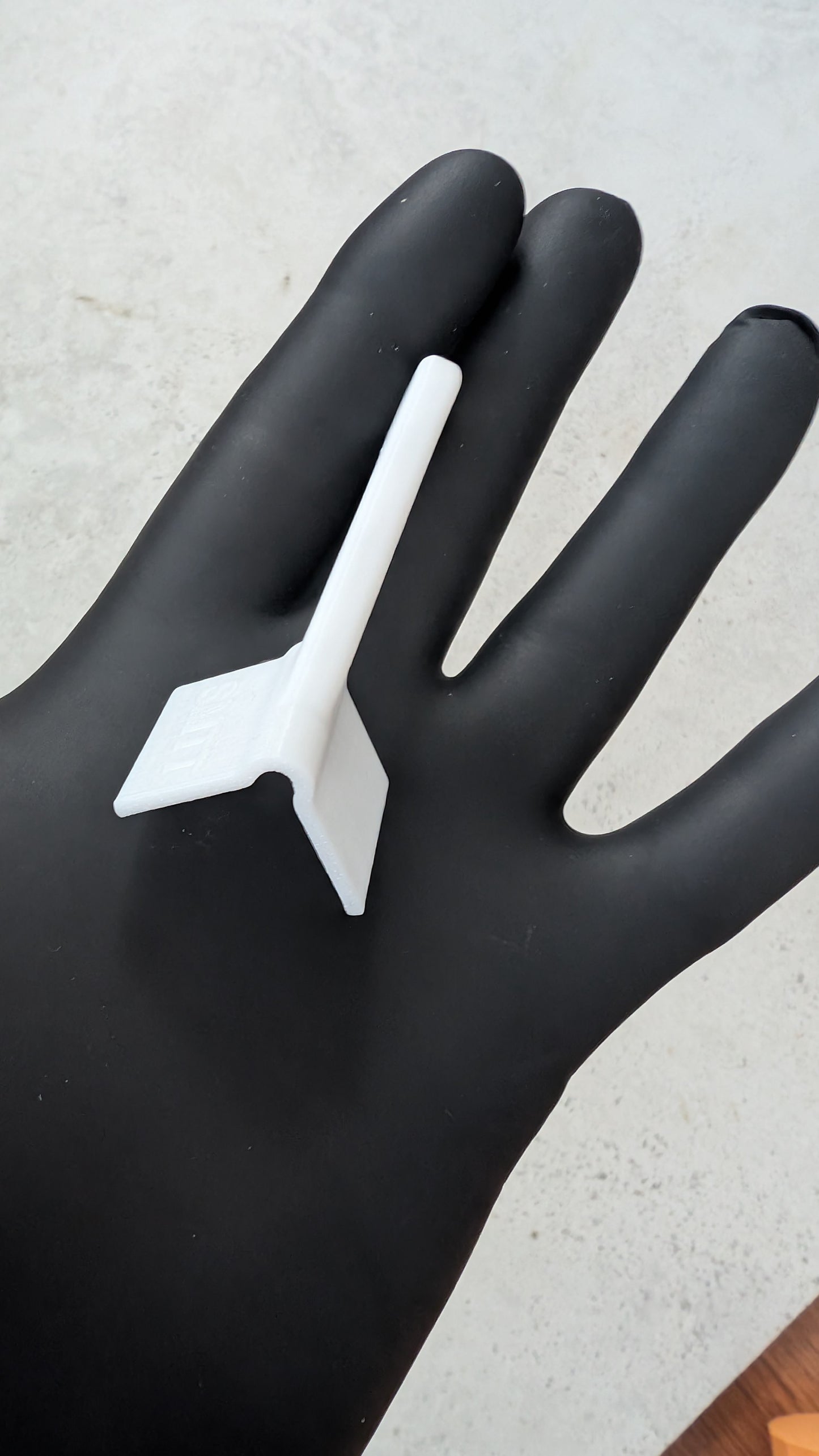 Epoxy mitre shaping tool