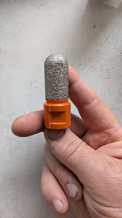 Rounded Cylindrical Diamond Burr