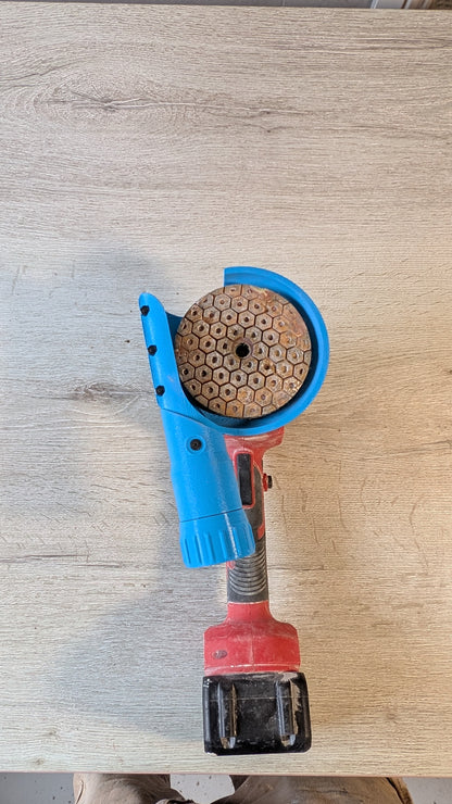 Tile Polishing Dust Extraction Shroud for Angle Grinders