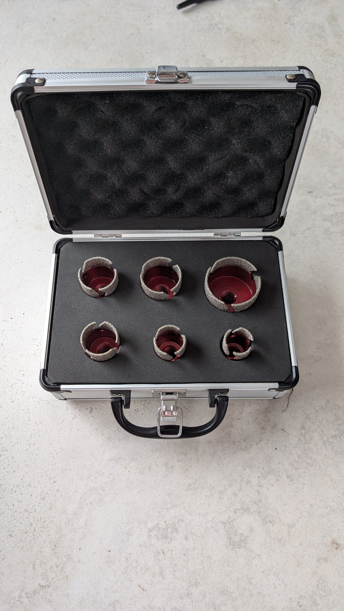 Slotted Diamond Hole Saw Set