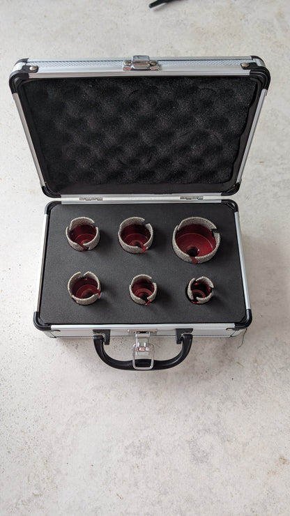 Slotted Diamond Hole Saw Set