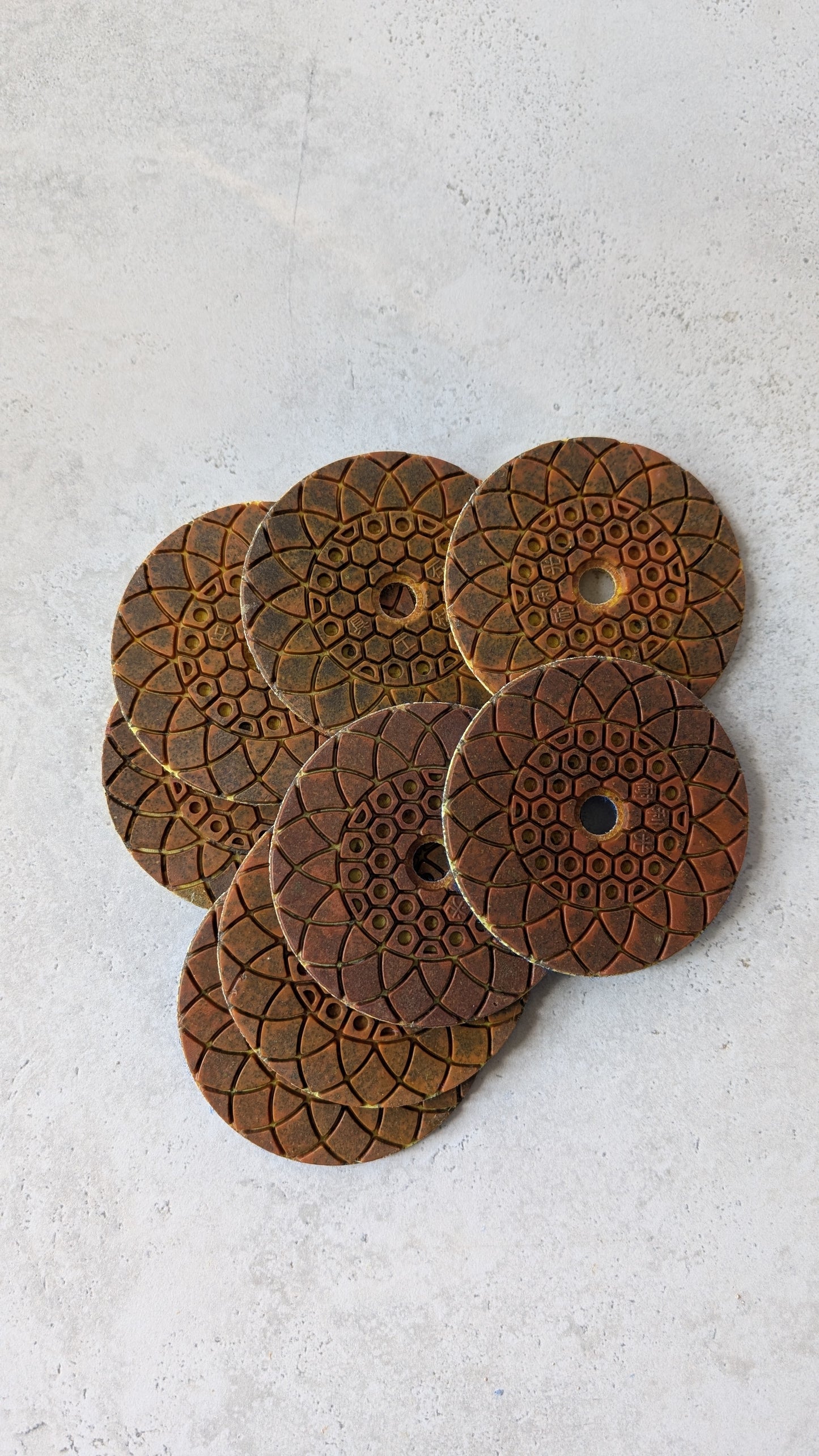 Premium Metallized Polishing Pad RIJILEI – Grit #50 / #100