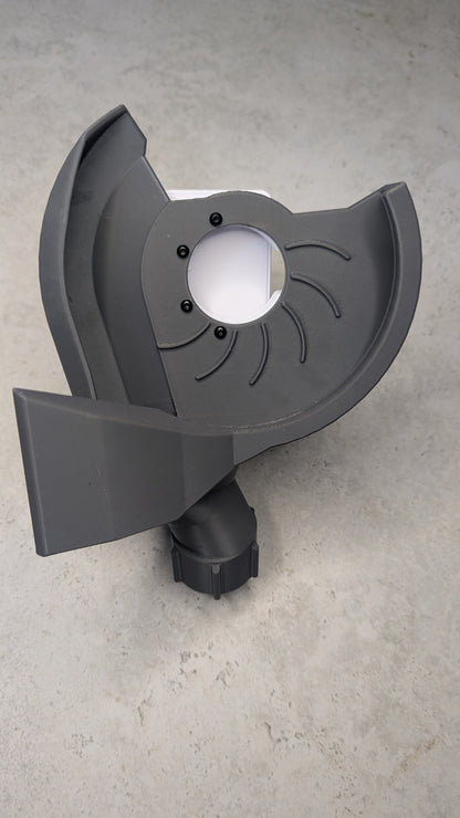 Angle Grinder Dust Extraction Shroud for 45° Tile Mitre Cutting
