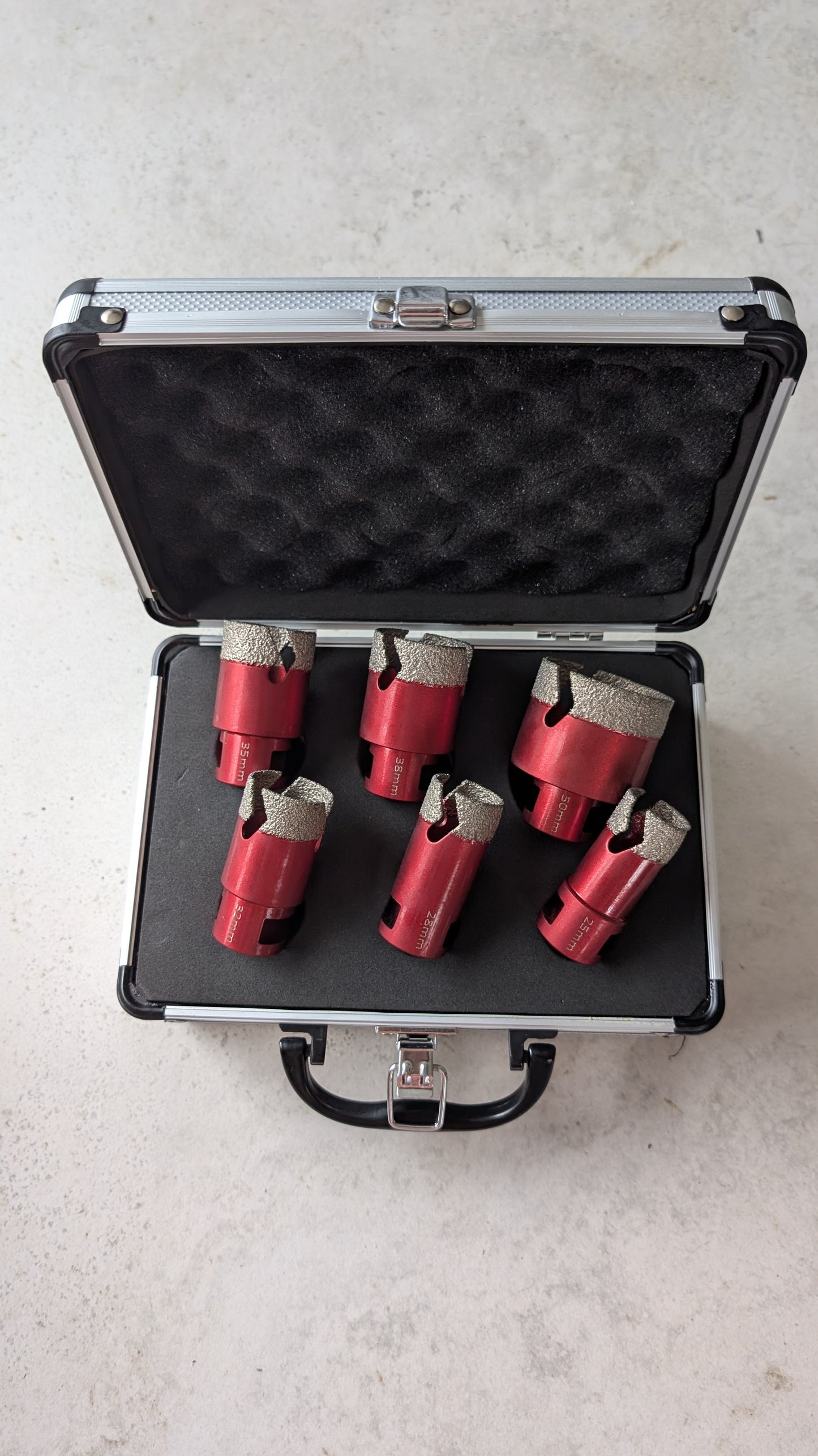Slotted Diamond Hole Saw Set
