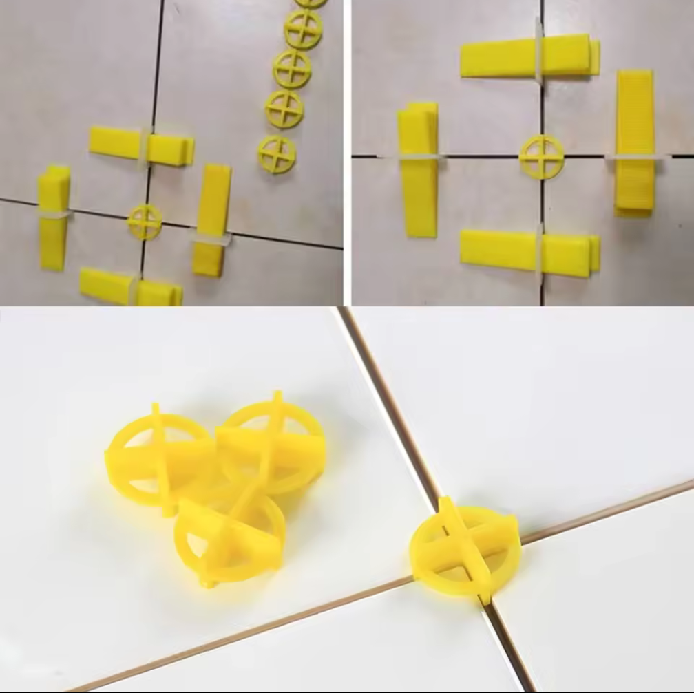 Reusable Tile Spacers – 1.5mm (Yellow) / 2mm (Red)